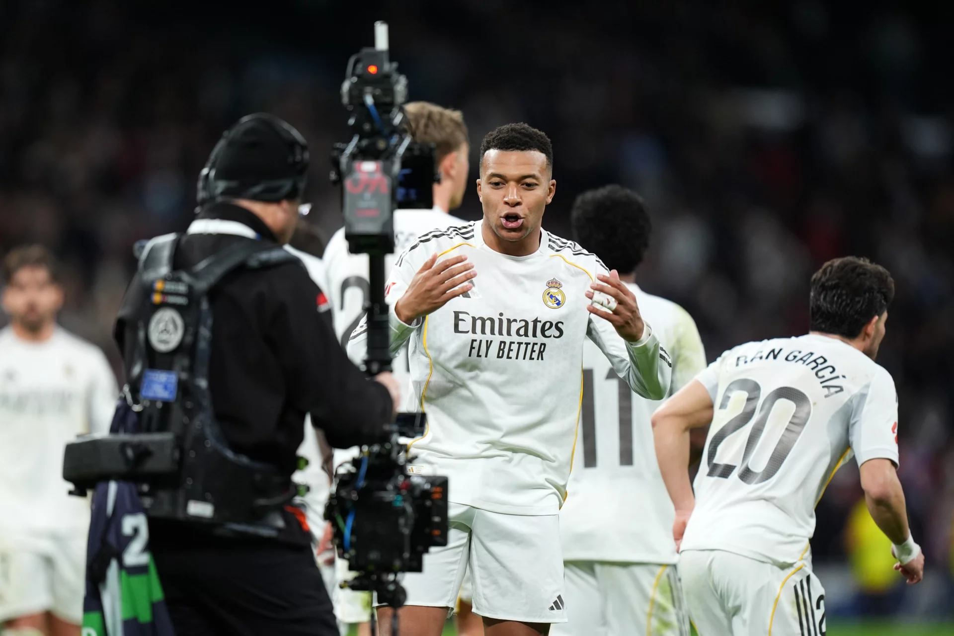 Mbappé, protagonista de las puntuaciones en el triunfo del Real Madrid al Sevilla.