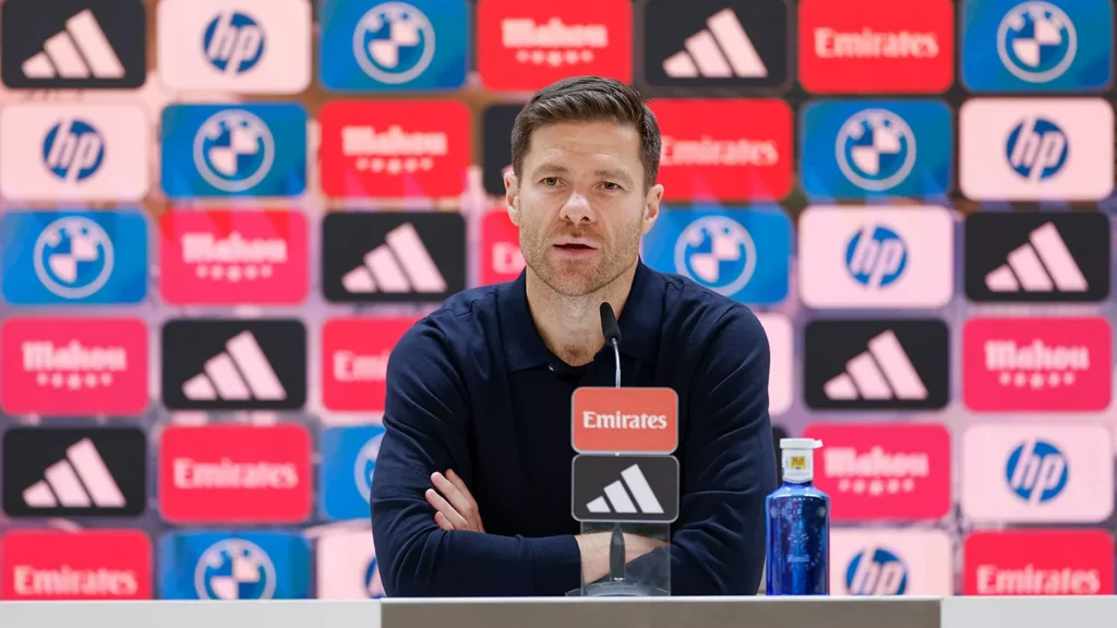 Xabi Alonso comparece en rueda de prensa tras la derrota del Real Madrid ante el Celta de Vigo