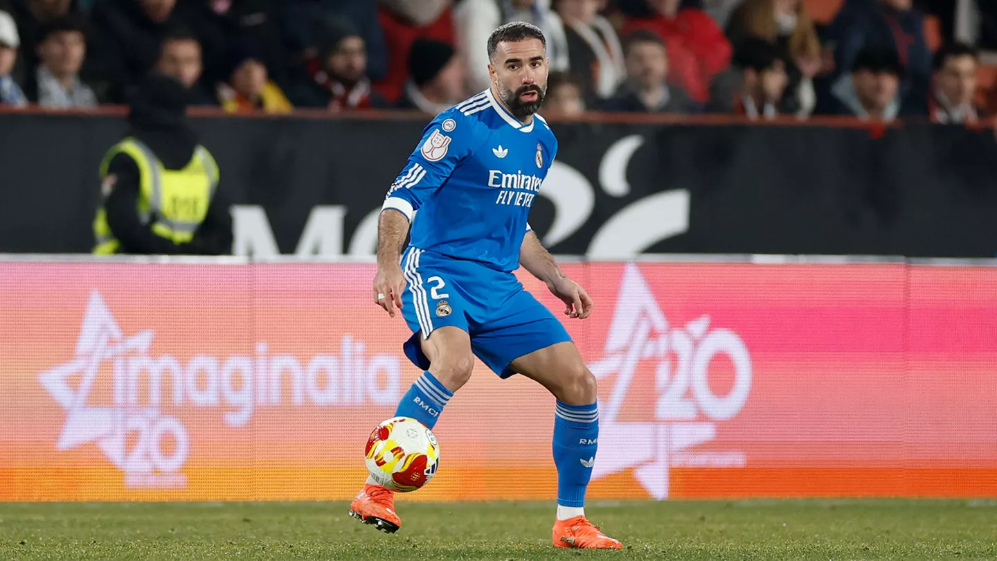 Carvajal, durante la eliminación del Real Madrid en Copa del Rey ante el Albacete.