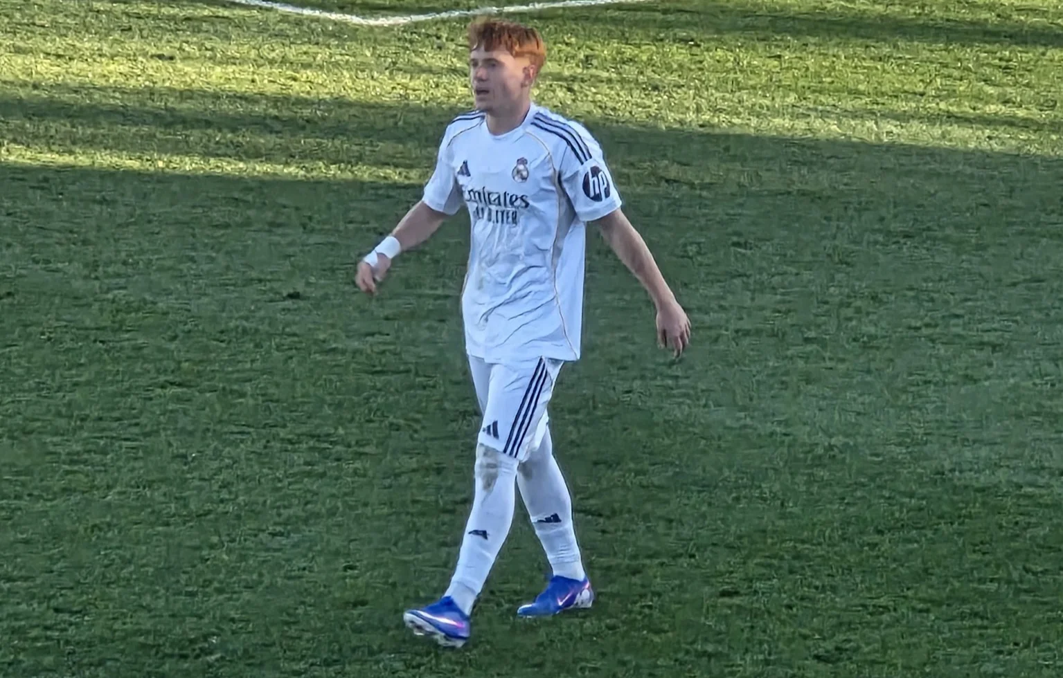 Gabri Valero, durante la victoria del Real Madrid Juvenil al Cádiz