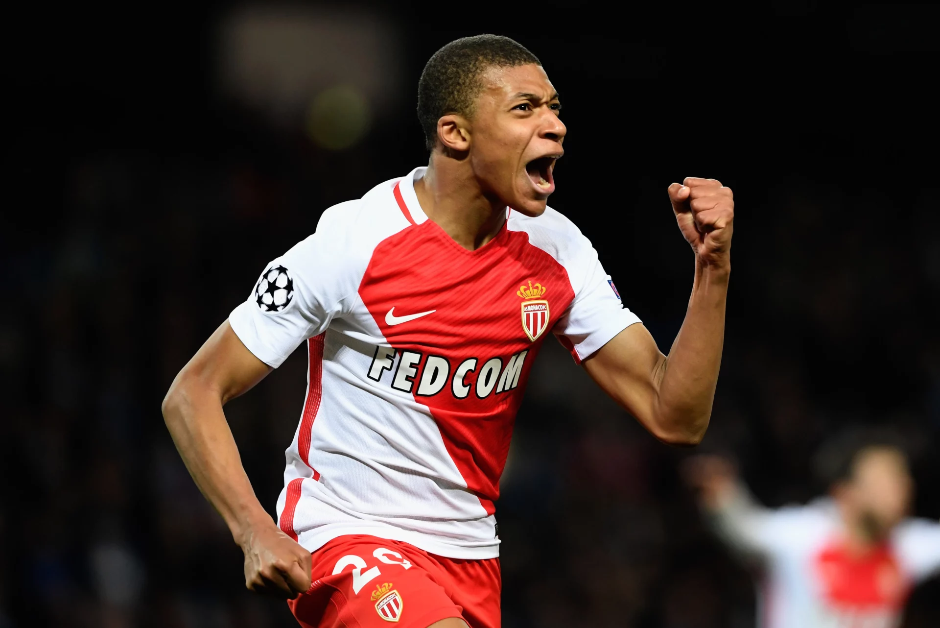 Mbappé, durante su etapa en el Mónaco antes de llegar al Real Madrid