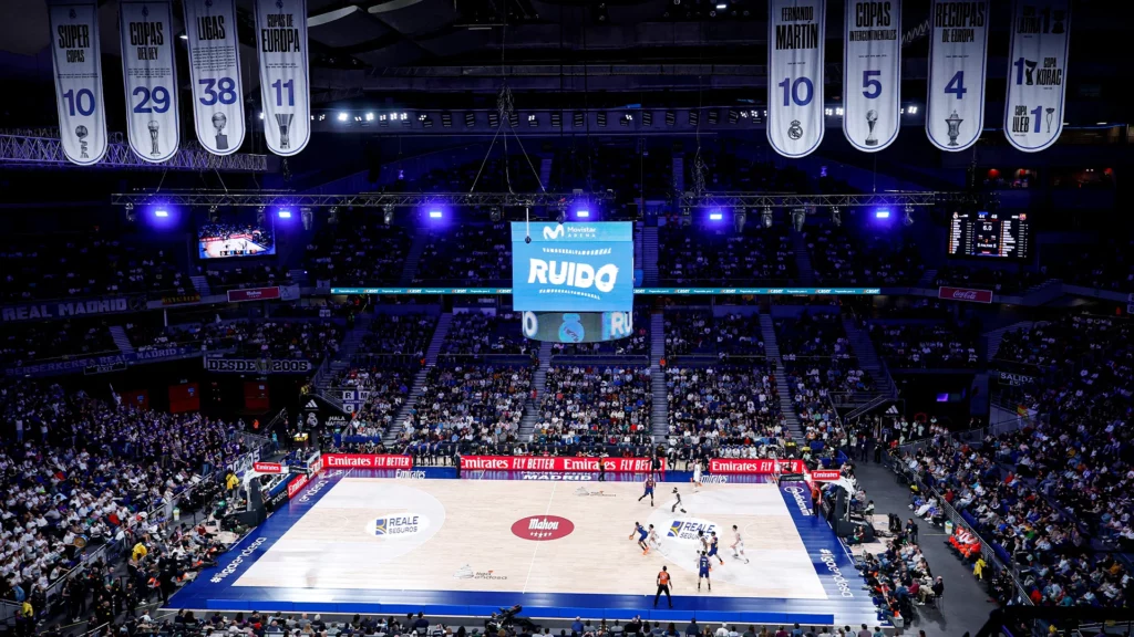 El Movistar de Arena, repleto ante el Barcelona, estará vacío por seguridad contra el Maccabi Tel Aviv.