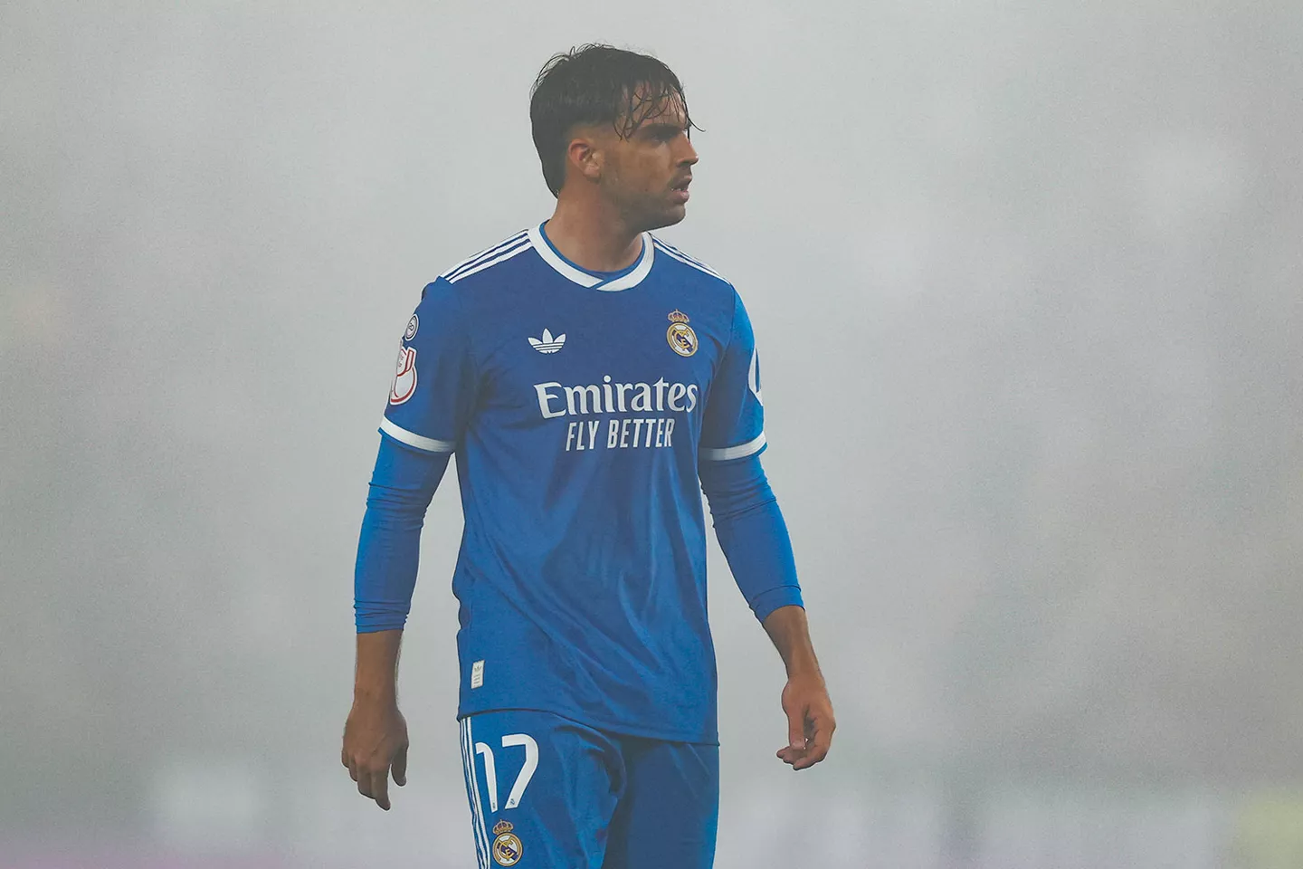 Asencio, durante la eliminación del Real Madrid de la Copa del Rey en Albacete.