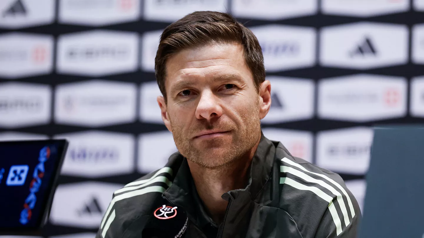 Xabi Alonso, durante la rueda de prensa previa a la final de Supercopa