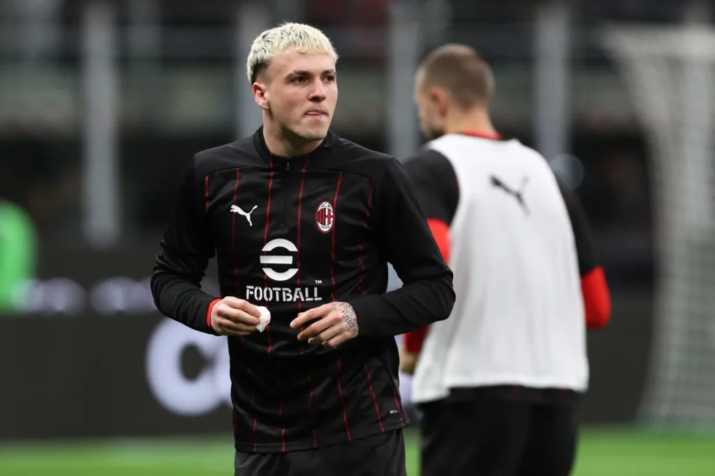 Álex Jiménez, durante su etapa como jugador del Milan.