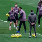 Mbappé y Asencio entrenan con el grupo antes de recibir a la Real Sociedad