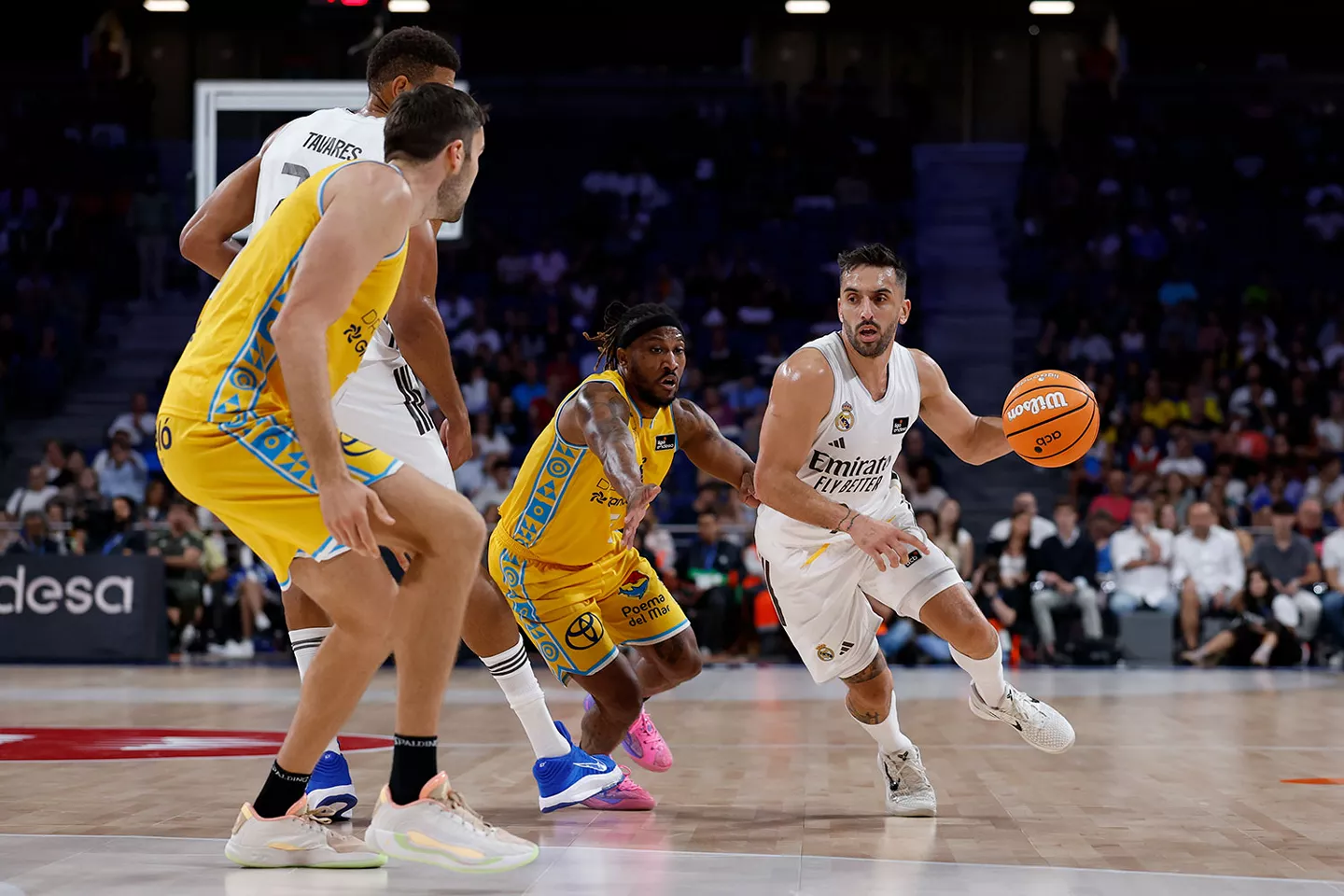 Facu Campazzo, en el partido entre Real Madrid y Gran Canaria de la primera vuelta de Liga Endesa.