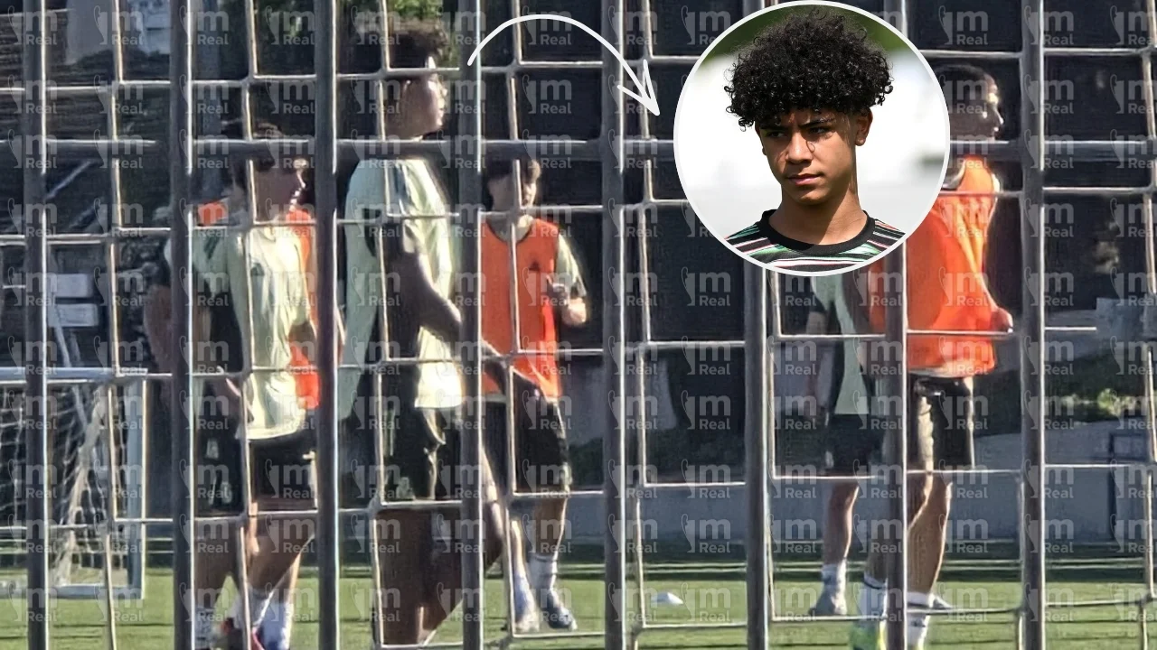 Las primeras imágenes del hijo de Cristiano Ronaldo entrenando con la cantera del Real Madrid
