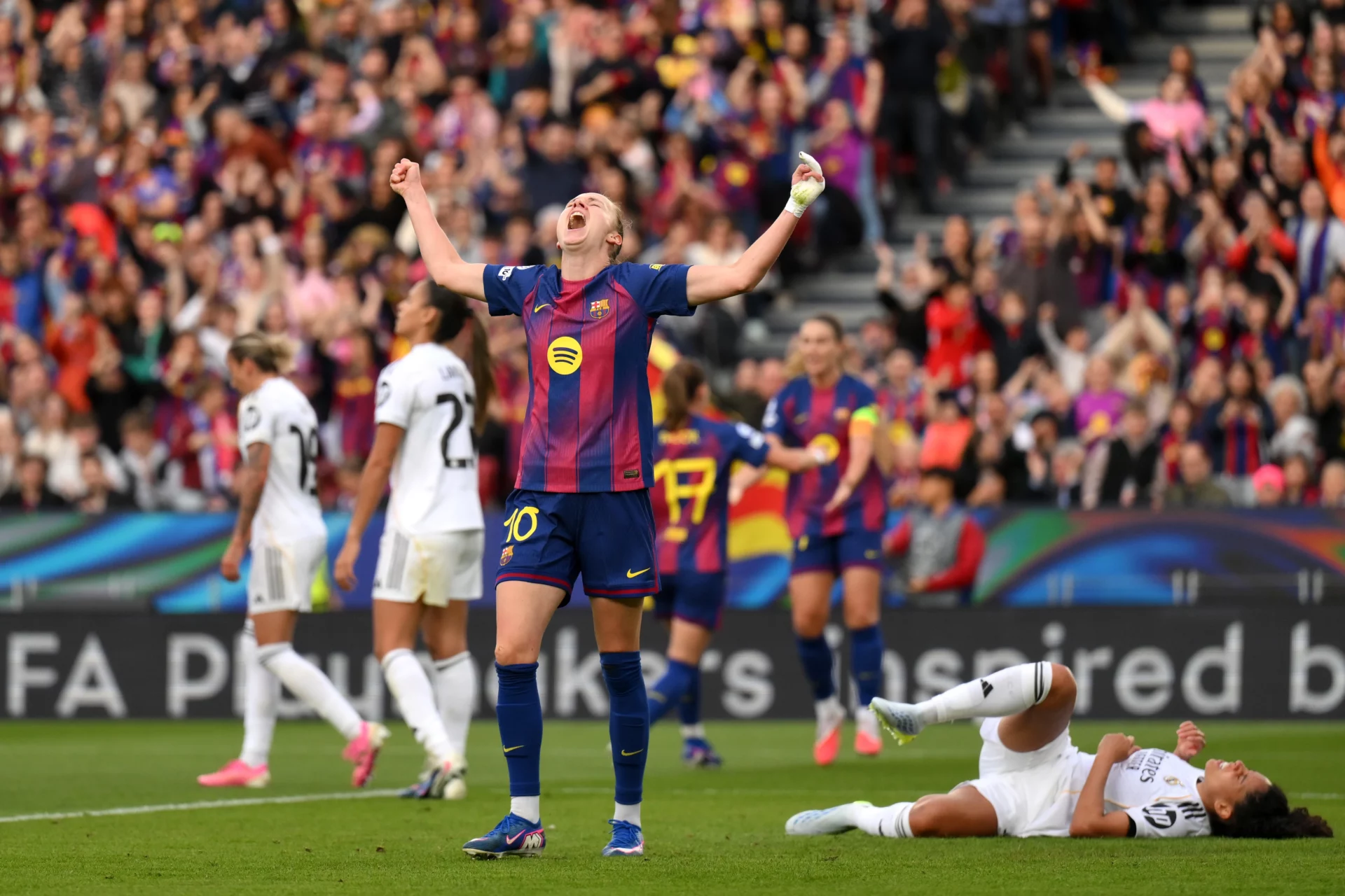Barcelona 6-0 Real Madrid Femenino: Bochornoso naufragio en el Camp Nou