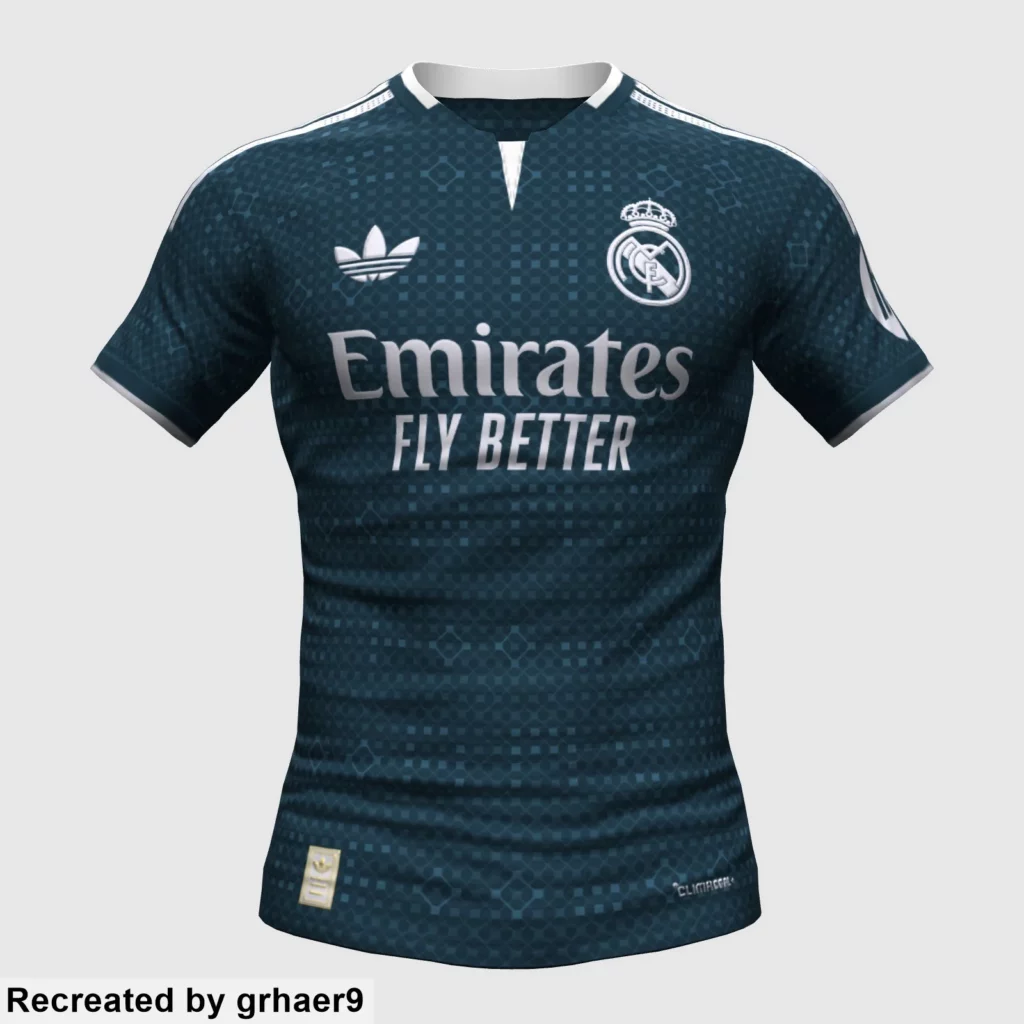 La camiseta de la segunda equipación del Real Madrid para la temporada 2026/27