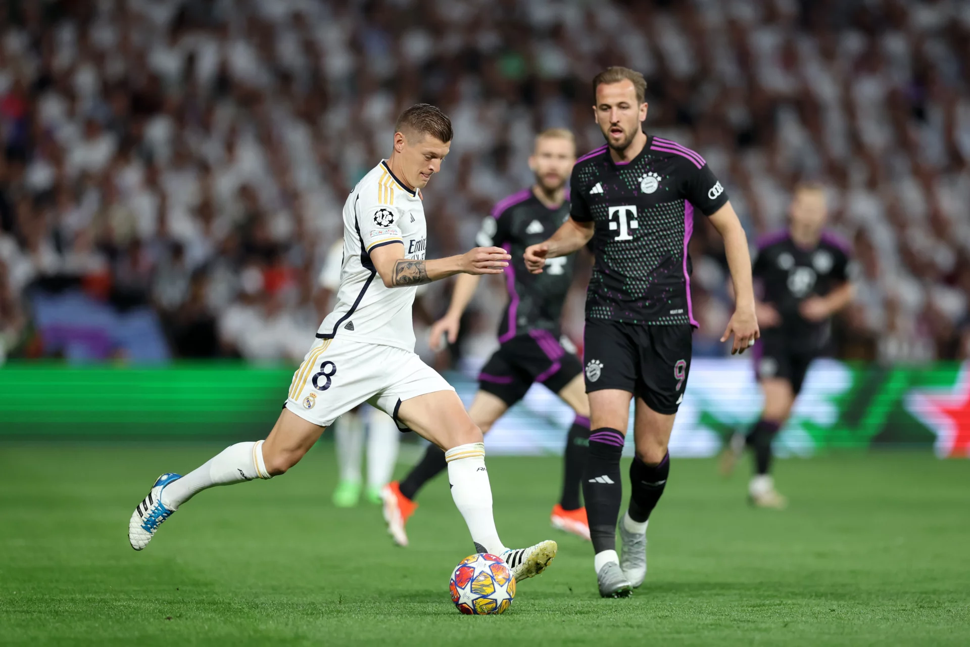 Toni Kroos, durante un partido de vuelta con el Real Madrid ante el Bayern