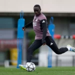 Mendy entrena con el grupo antes de recibir al Girona