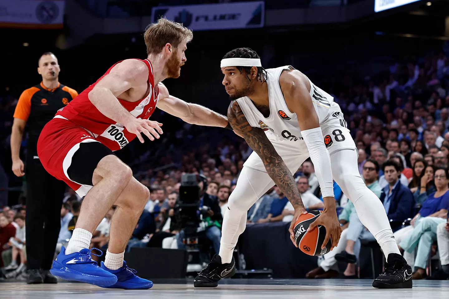 Previa Olympiacos – Real Madrid: La semana más importante en Euroliga comienza en Atenas Chuma Okeke durante un partido de Euroliga entre Real Madrid y Olympiacos.