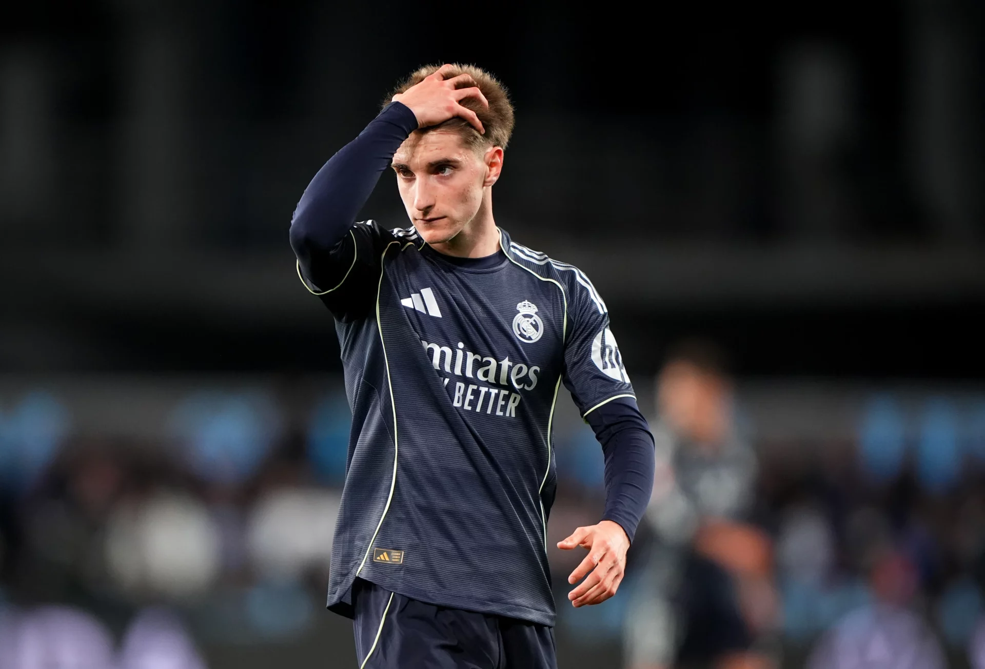 César Palacios, jugador del Real Madrid, seguido por clubes de LaLiga y del fútbol europeo