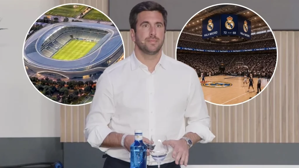 Enrique Riquelme durante el primer acto de presentación de su propuesta electoral a la presidencia del Real Madrid