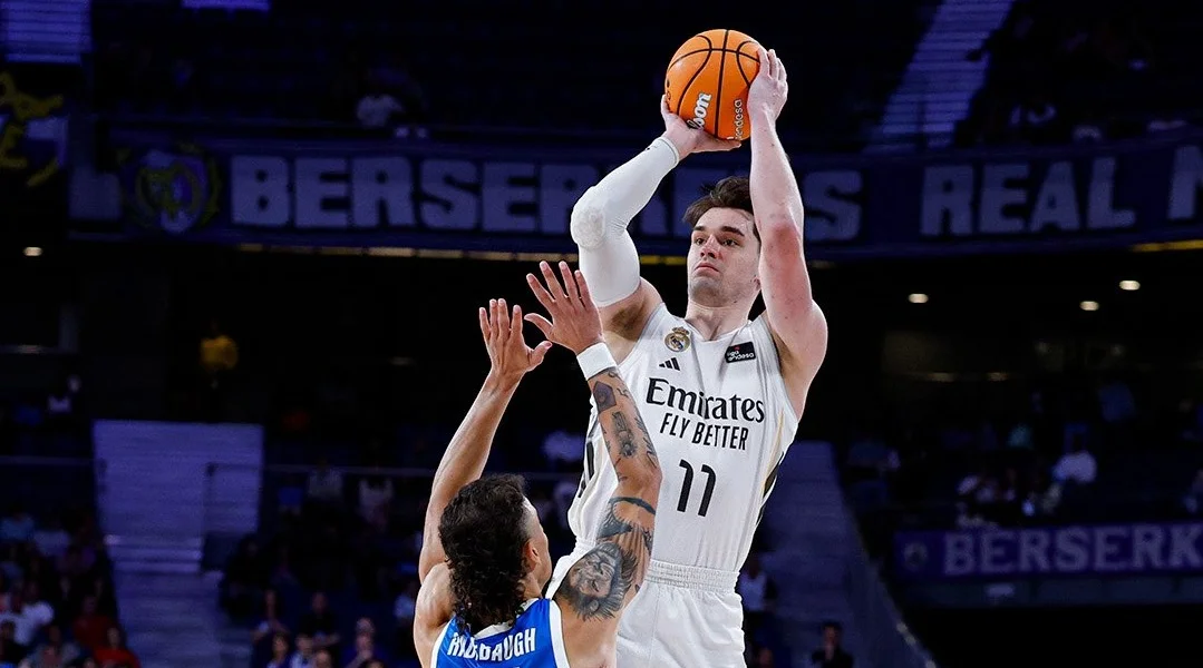 Mario Hezonja fue el gran protagonista de la victoria del Real Madrid contra UCAM Murcia.