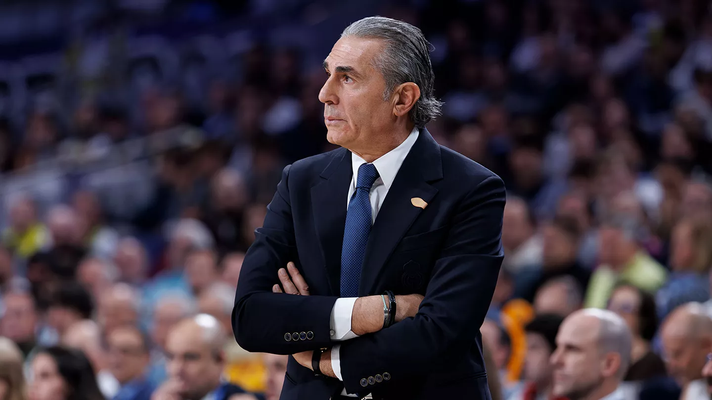 Sergio Scariolo, con rostro serio antes de la Final Four de la Euroliga