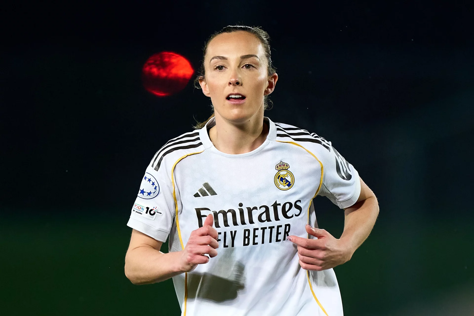 Caroline Weir en un partido del Real Madrid Femenino de Champions League.