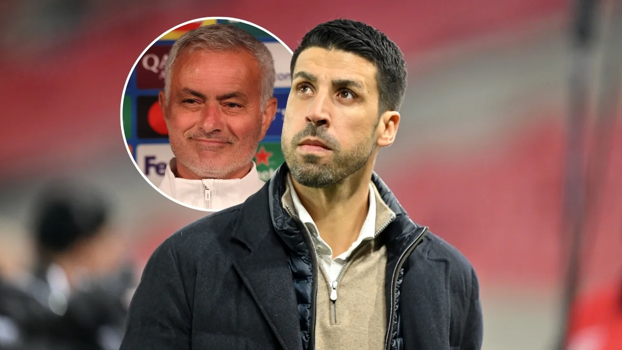 Khedira, el nuevo soldado de Mourinho en el banquillo del Real Madrid Montaje de Sami Khedira y José Mourinho