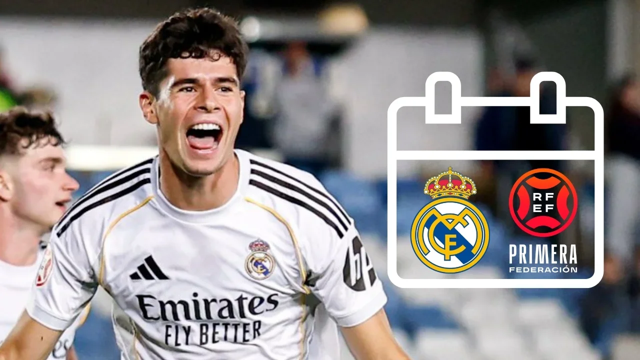 El calendario del Real Madrid Castilla en la Primera Federación 2026-27
