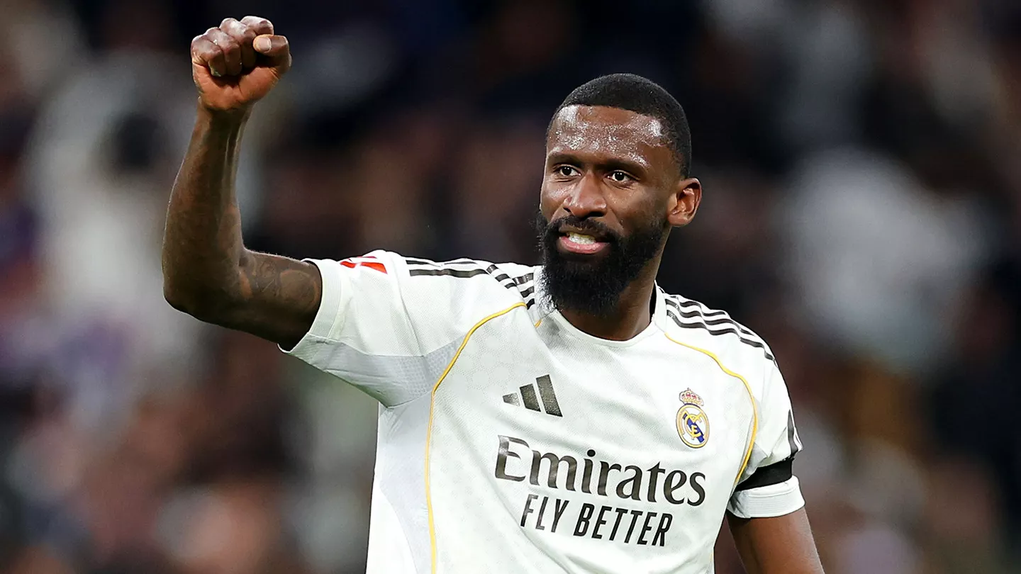Oficial: Rüdiger renueva con el Real Madrid hasta 2027 Antonio Rüdiger celebra durante un partido del Real Madrid