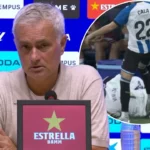 Mourinho defiende a Vini: «No es un santo, pero lo que le hacen es demasiado»