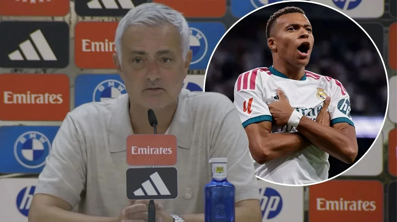 José Mourinho comparece en rueda de prensa tras la victoria del Real Madrid ante la Real Sociedad.