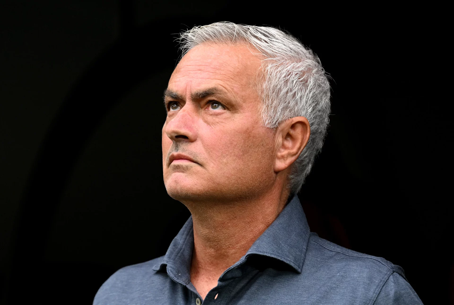 José Mourinho durante la victoria del Real Madrid ante el Málaga por 4-0