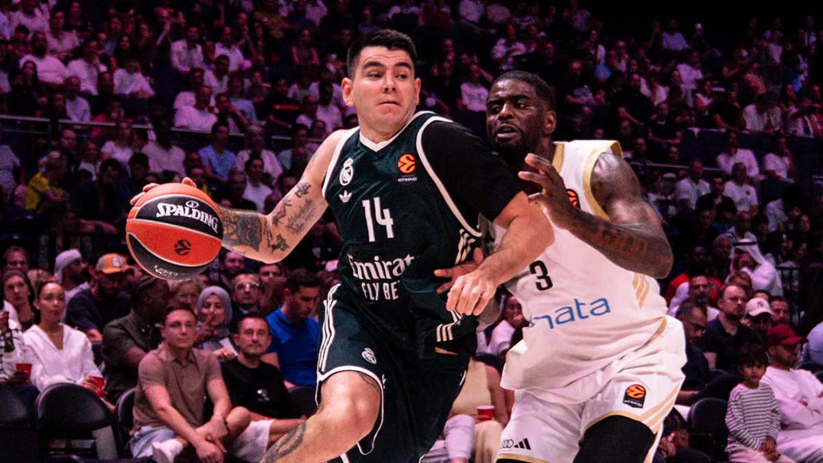 Dubai 78-77 Real Madrid: El Madrid cae en su estreno en Euroliga Gabriel Deck durante la derrota del Real Madrid en Dubai.