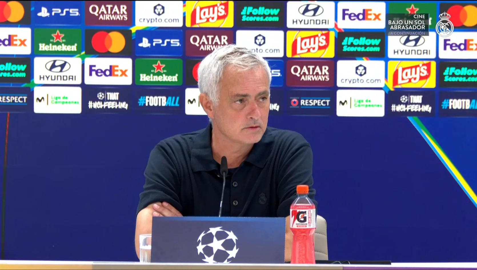 José Mourinho comparece en rueda de prensa tras el 2-1 entre Real Madrid e Inter.