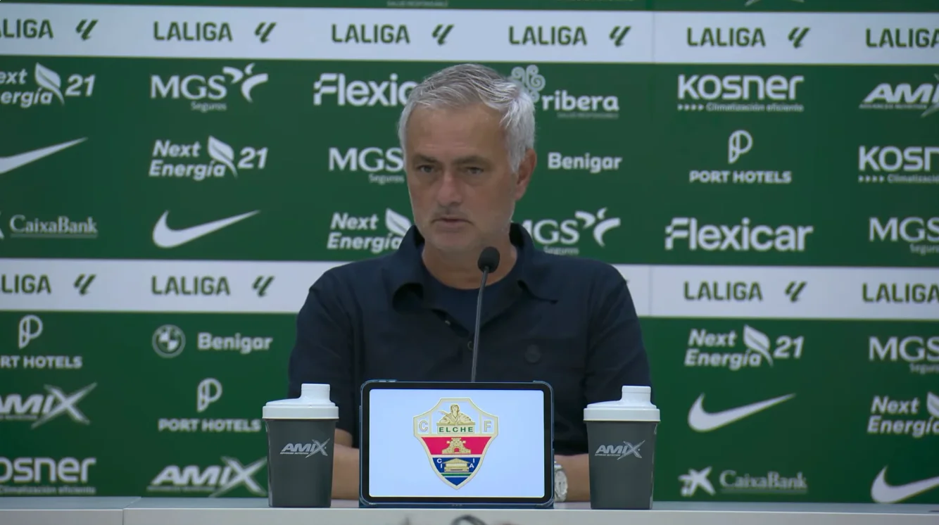 Mourinho, tras ganar en Elche: «El partido ha tenido tres caras» José Mourinho habla en rueda de prensa tras el Elche 2-3 Real Madrid.