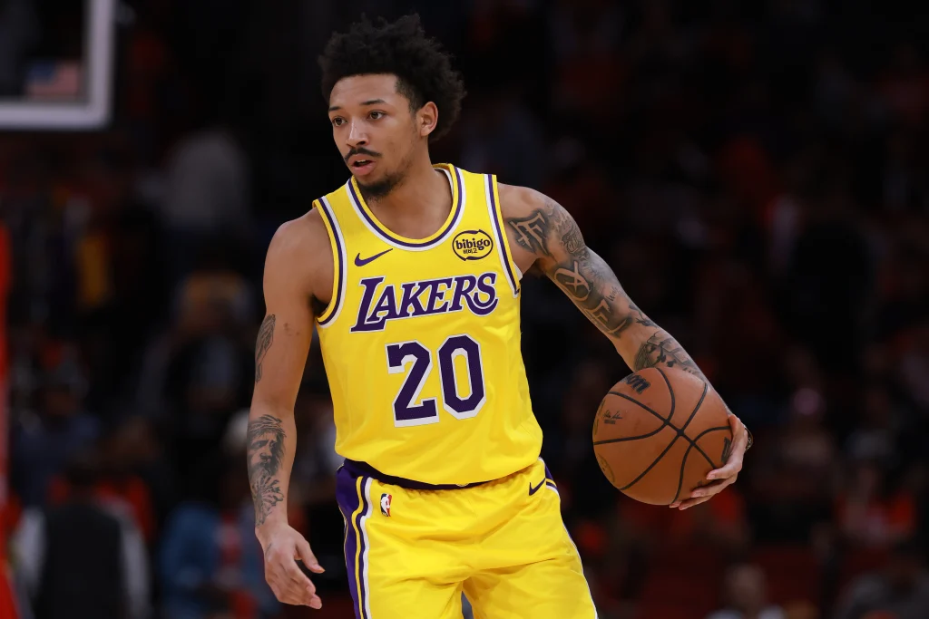 Nick Smith Jr., durante su etapa con Los Angeles Lakers en la NBA.