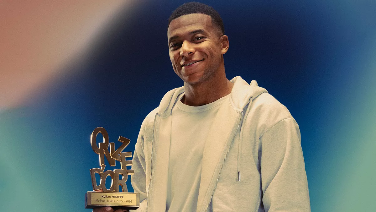 Otro premio para Mbappé: Recibe el Onze de oro por delante de Lamine Yamal entre otros